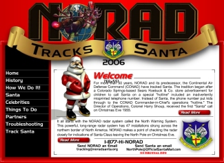 Norad Tracks Santa Using Radar