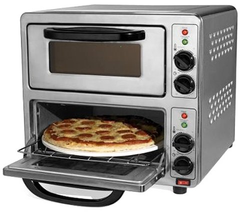 Dual Pizza oven: pizza in 90