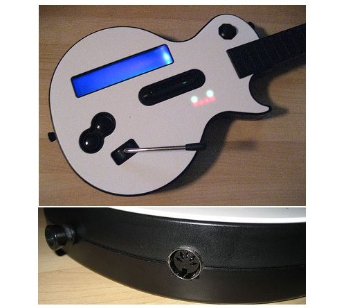 Wii Guitar Hero axe now a MIDI