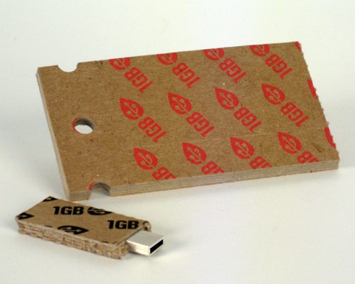 cardboard flash drive