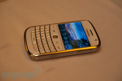 BlackBerry Bold in white